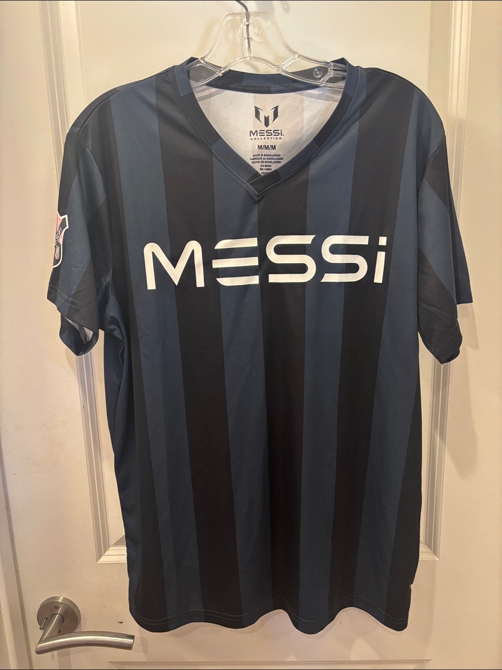 NWT Messi Collection black jersey top - M